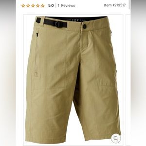 NWT Fox Ranger lined bike shorts